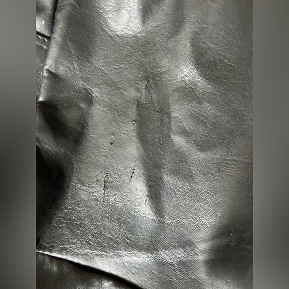 Bugle Boy black vintage vegan leather backpack good pre-owned condition - Picture 9 of 9